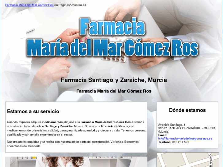 www.farmaciamariadelmargomezros.es