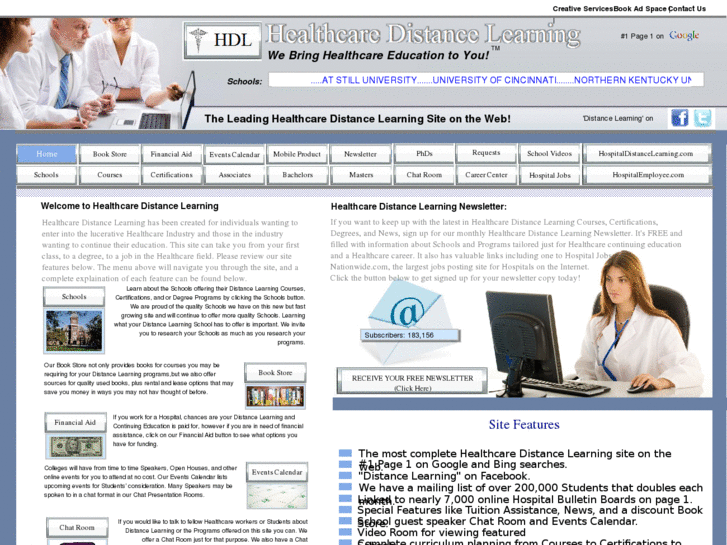 www.healthcaredistancelearning.com