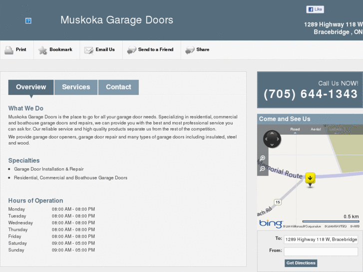 www.muskokagaragedoors.com