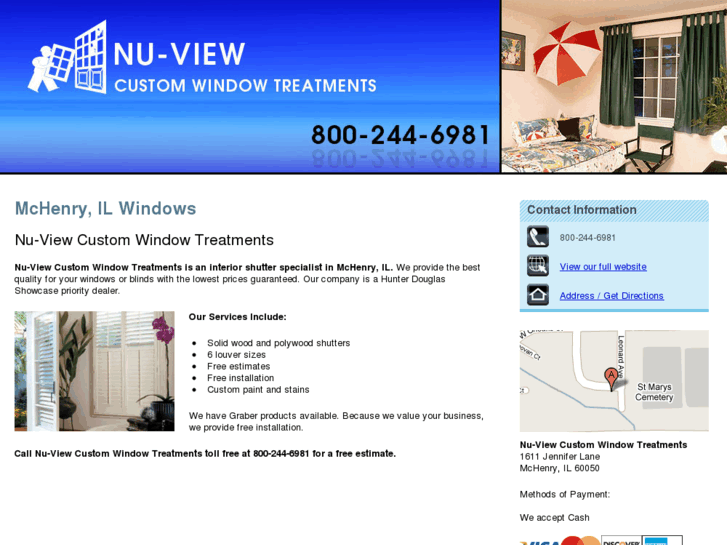 www.nuviewcustomwindowtreatments.net