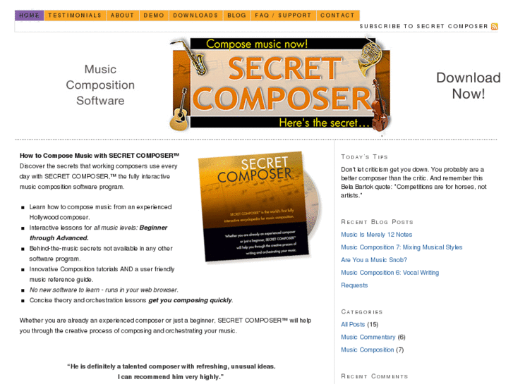 www.secretcomposer.com