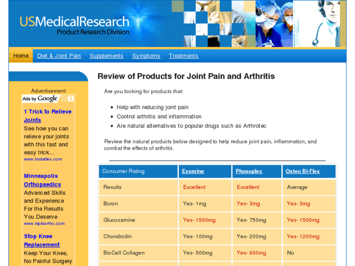 www.usmedicalresearch-joint-pain.org