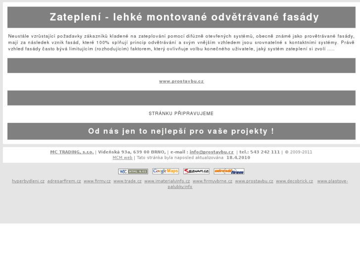 www.zatepleni-fasady-obklady.cz