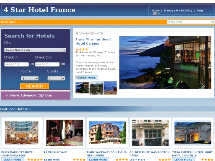 www.4starhotelfrance.com