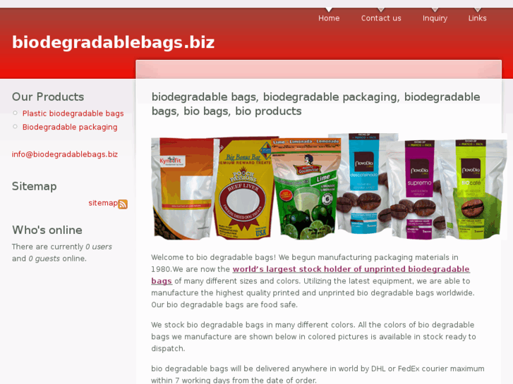 www.biodegradablebags.biz