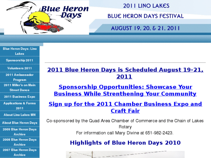 www.blueherondays.org