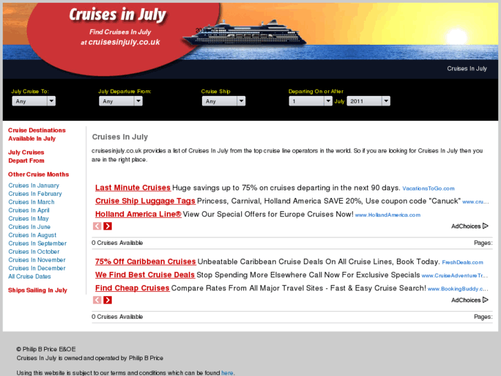 www.cruisesinjuly.co.uk