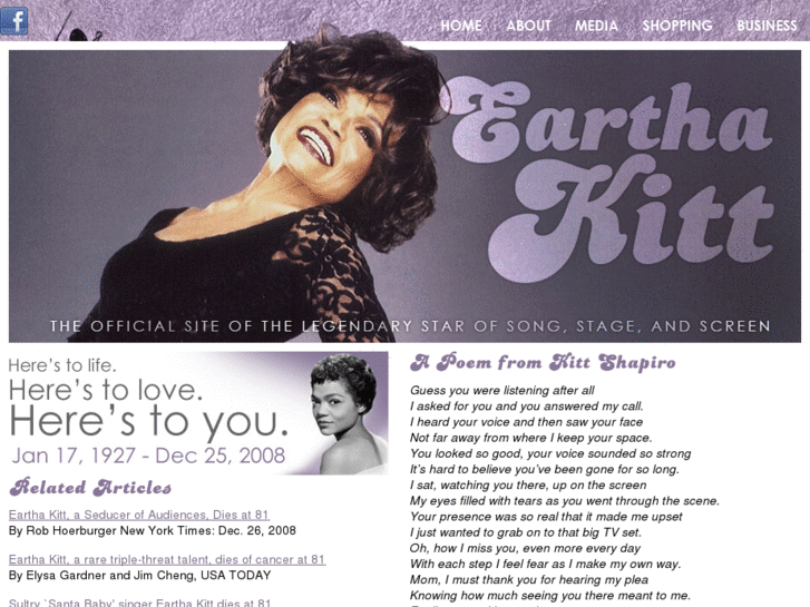 www.eartha-kitt.com