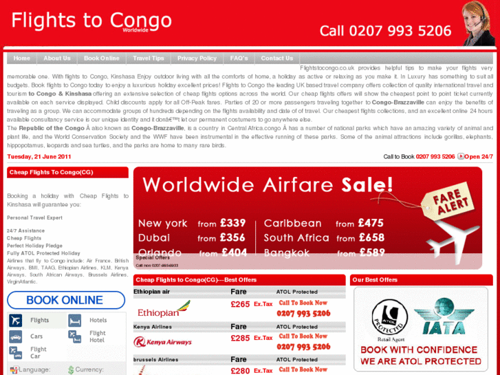 www.flightstocongo.co.uk