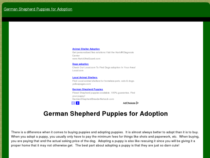 www.germanshepherdpuppiesforadoption.com