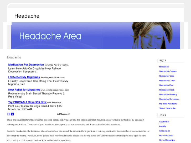 www.headachearea.com
