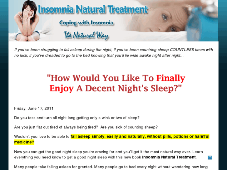 www.insomnianaturaltreatment.com