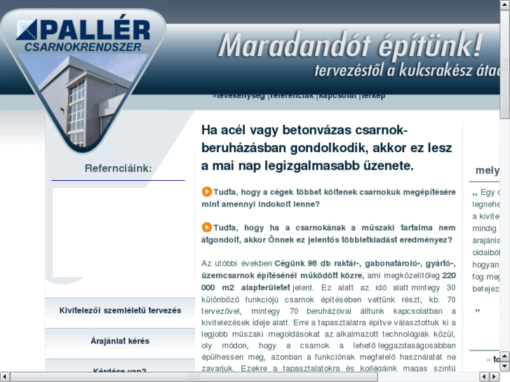 www.pallercsarnok.hu