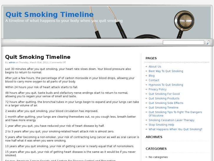 www.quitsmokingtimeline.net