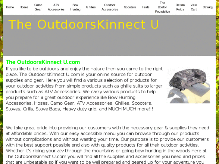 www.theoutdoorskinnectu.com