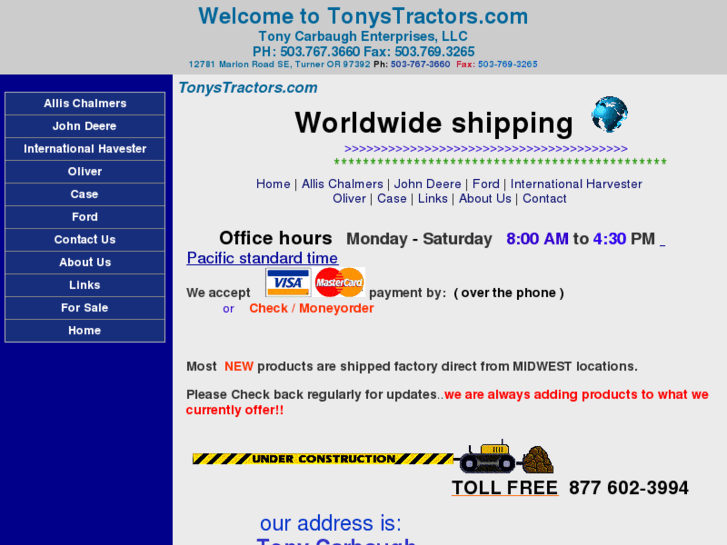 www.tonystractors.com