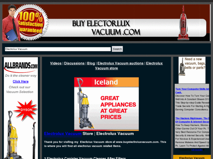 www.buyelectroluxvacuum.com