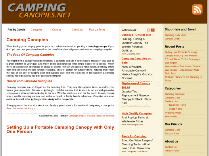 www.campingcanopies.net