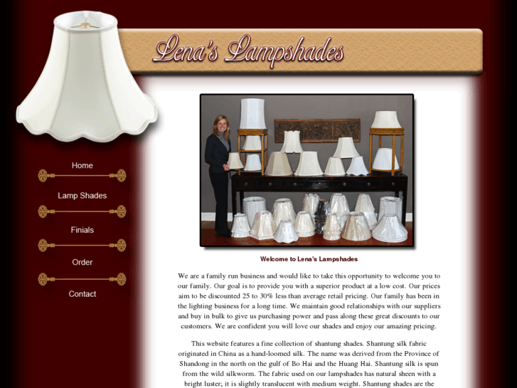 www.lenaslampshades.com