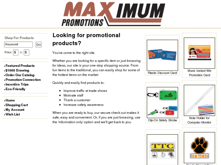 www.maximumpromo.net