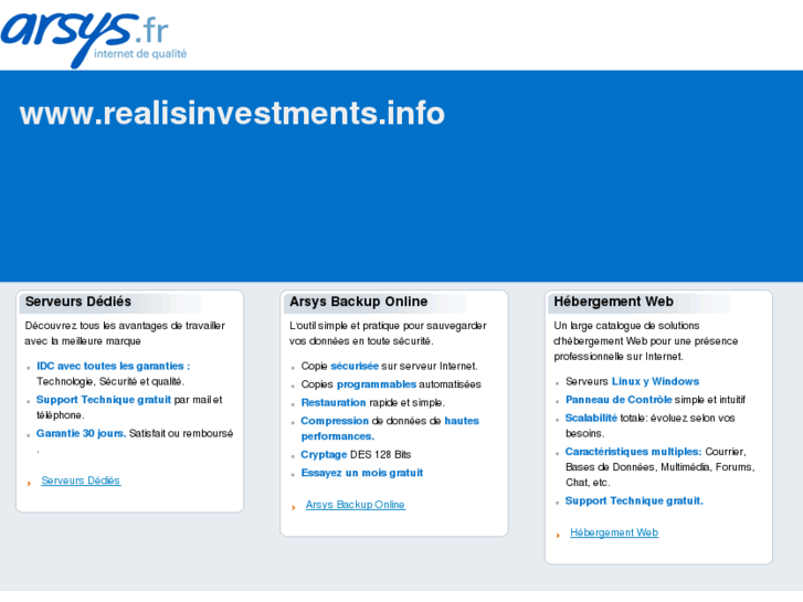 www.realisinvestments.info