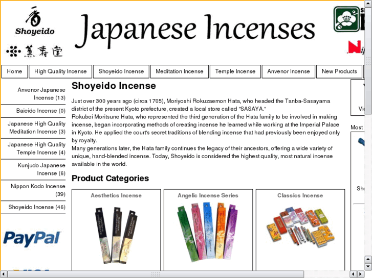 www.shoyeidoincense.com