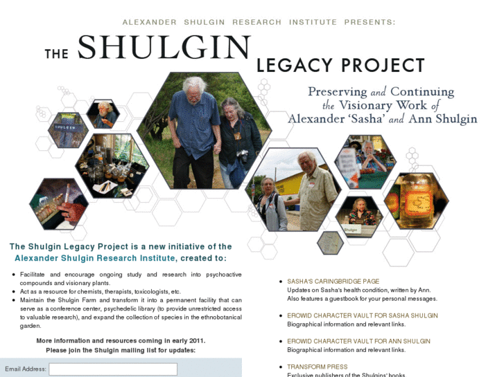 www.shulginresearch.net