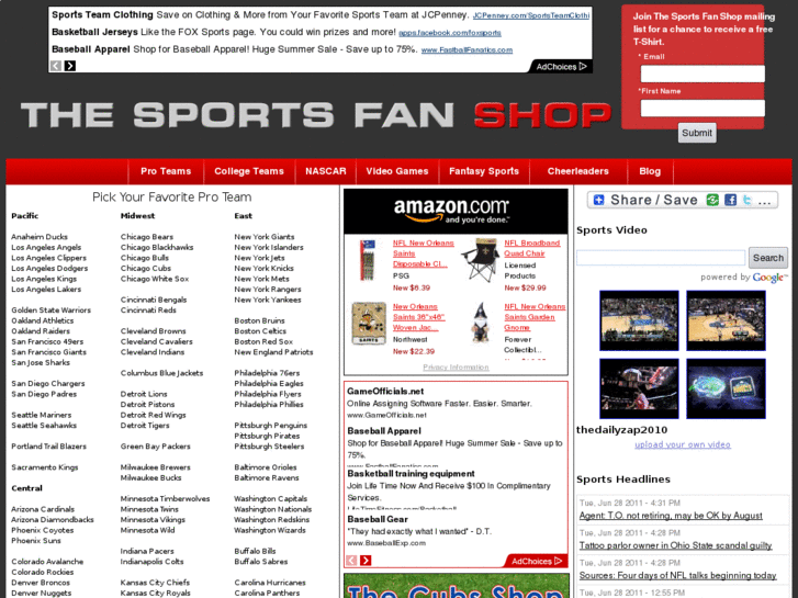 www.thesportsfanshop.com