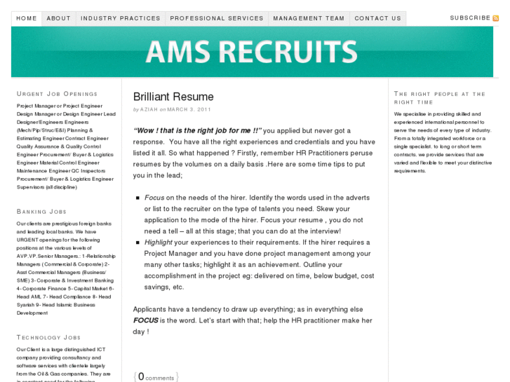 www.amsrecruits.com