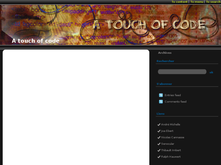 www.atouchofcode.com
