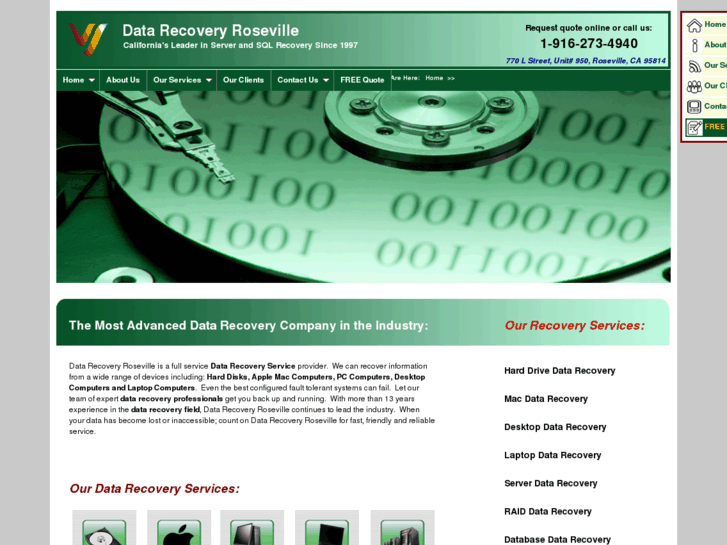 www.datarecoveryroseville.com