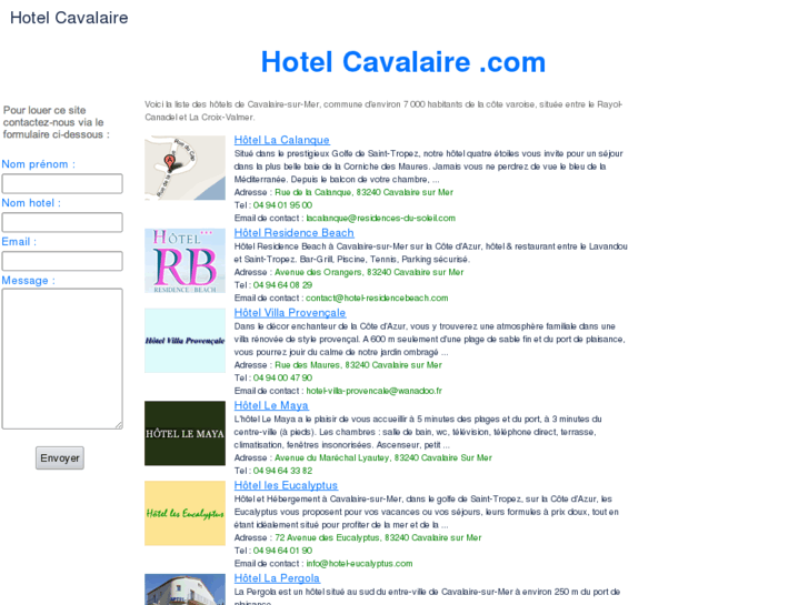 www.hotelcavalaire.com