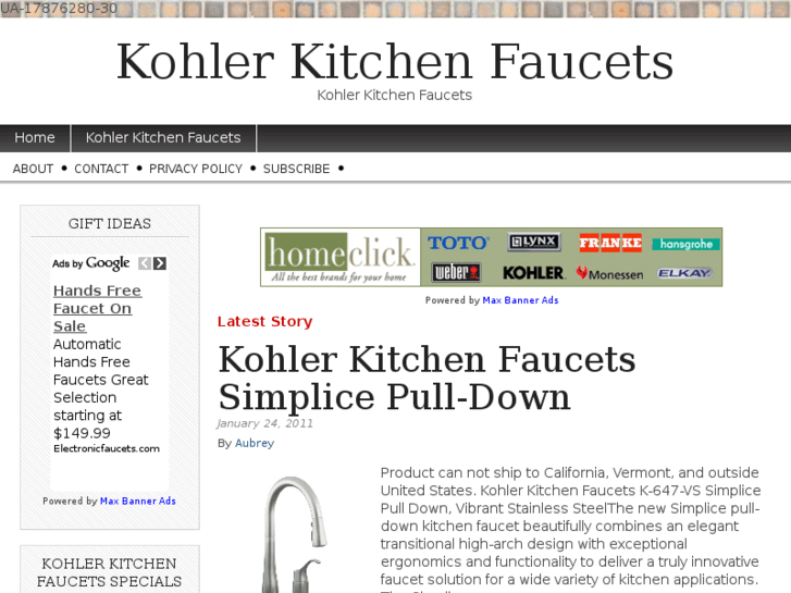 www.kohlerkitchenfaucets.com