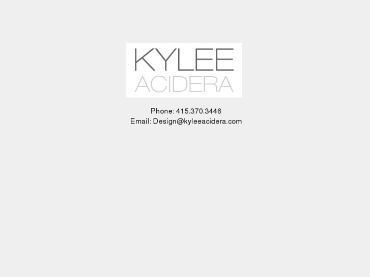 www.kyleeacidera.com