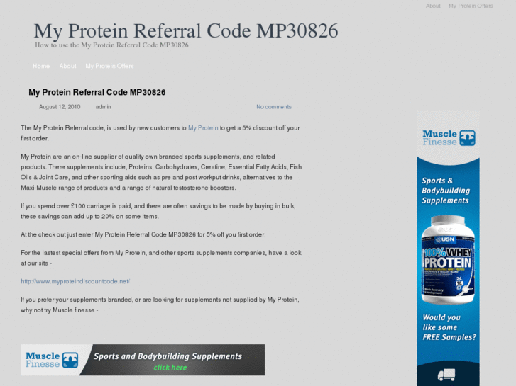 www.myproteinreferralcode.com