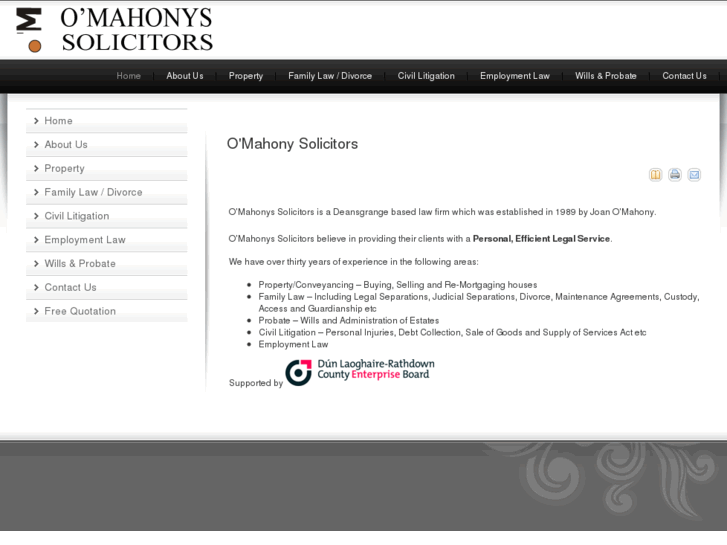 www.omahonysolicitors.com