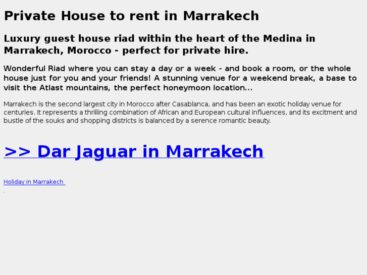 www.privatehousemarrakech.com