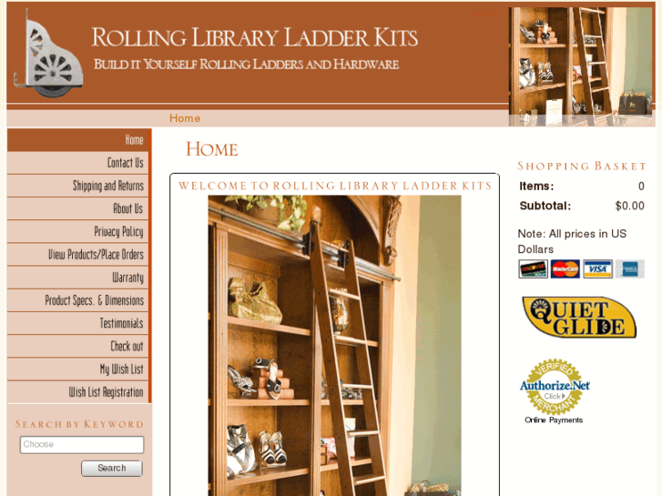 www.rollinglibraryladderkits.com