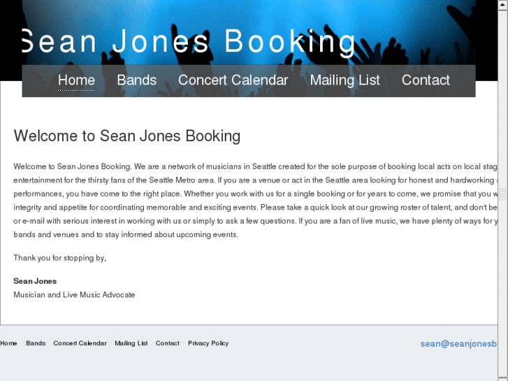 www.seanjonesbooking.com