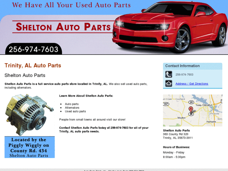 www.sheltonautopartsal.com