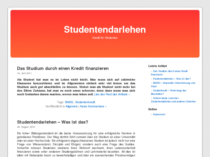 www.studentendarlehen.org