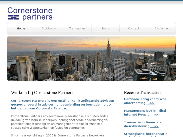 www.cornerstonepartners.nl