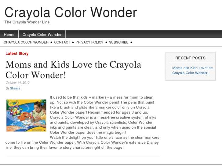 www.crayolacolorwonder.com