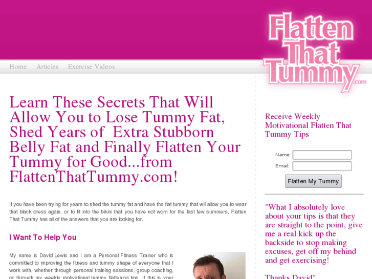 www.flattenthattummy.com