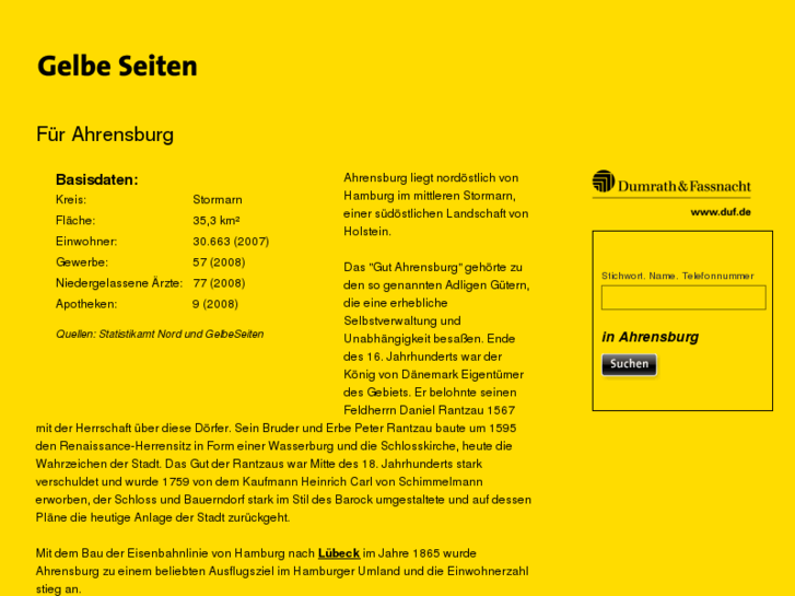 www.gelbe-seiten-ahrensburg.com