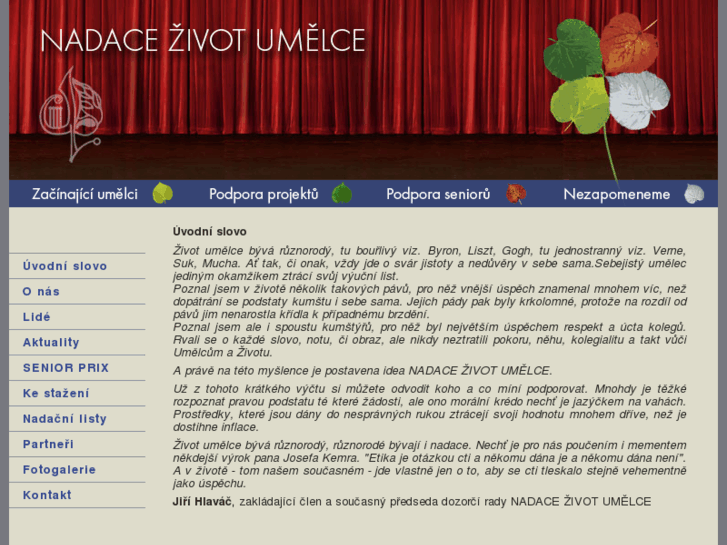 www.nadace-zivot-umelce.cz