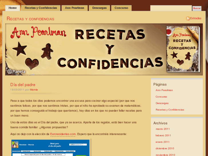 www.recetasyconfidencias.es