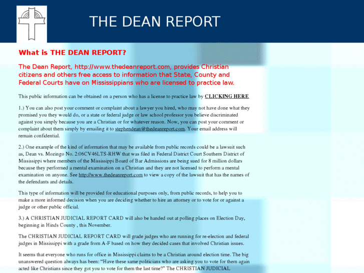 www.thedeanreport.net