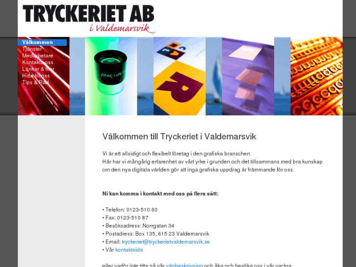 www.tryckerietvaldemarsvik.com