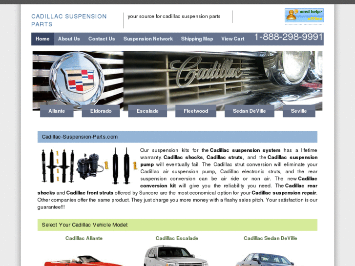 www.cadillac-suspension-parts.com